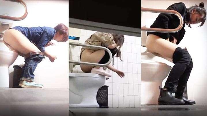 厕拍系列某娱乐场所蹲守女厕现场实拍多位女客方便