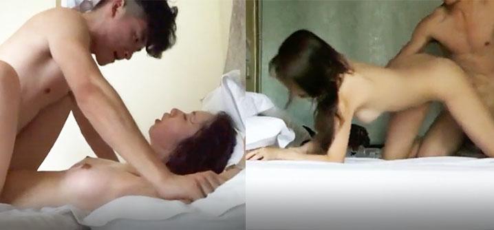 咖啡厅兼职上班的大学美女服务员引诱了很久终于搞到手带到宾馆开房啪啪水多又嫩又敏感操的嗷嗷淫叫满身大汗