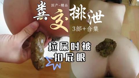 国产变态情侣拉屎时扣女友屁眼用屎涂抹后入操逼粪交