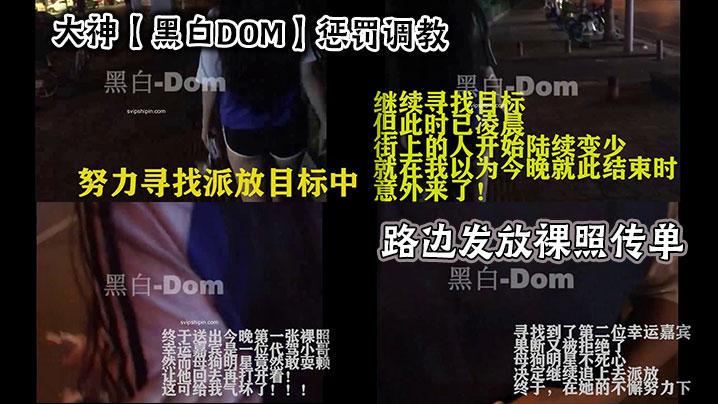 大神黑白DOM惩罚调教_路边发放裸照传单