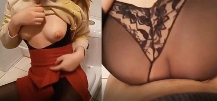 小两口在厕所说悄悄话口交后入