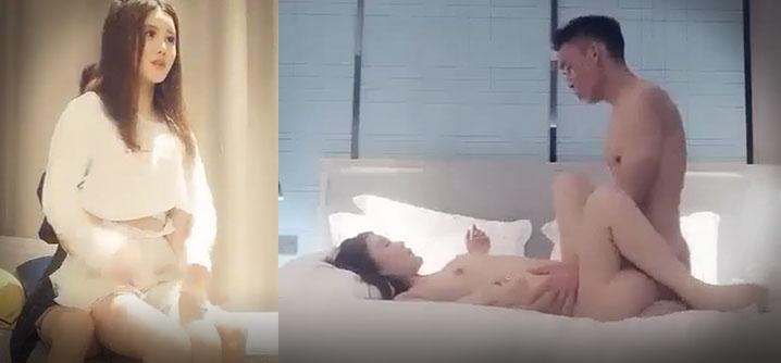 探花美眉嫩乳又挺又白又滑吻起来很甜温柔可人