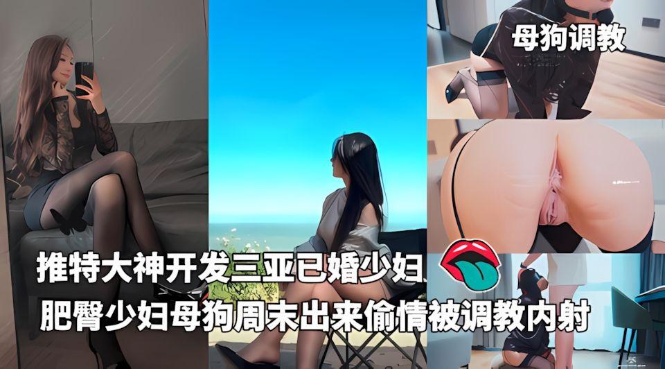 推特大神开发三亚已婚少妇肥臀少妇母狗周末出来偷情淫荡跪地口交后入大屁股OL制服吊带黑丝女上位骑乘