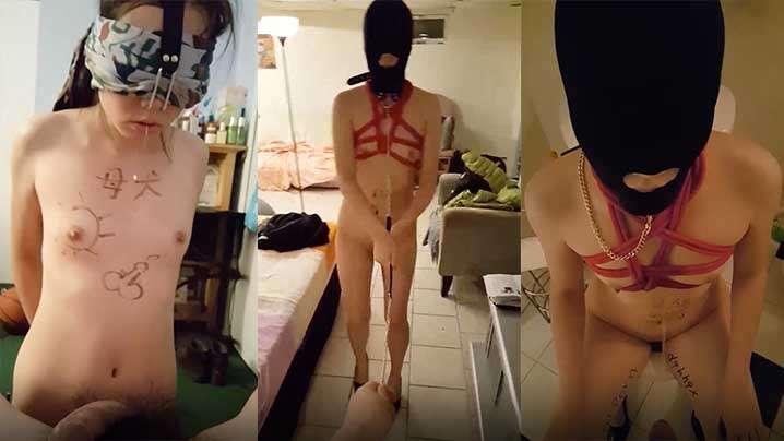 最新性奴依依淫荡母狗终极调教_女神人妻跪下即为调教奴_跪舔鞭打淫字虐操