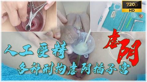 极端虐阴各种刑拘抽插子宫扩张骚逼漏斗灌精人工受精