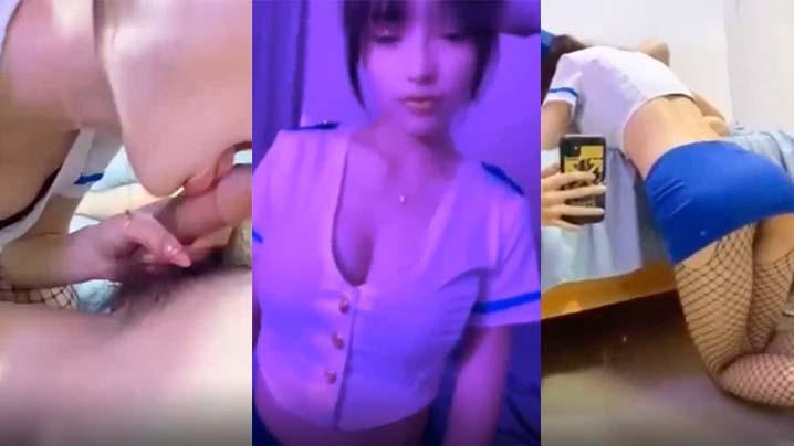 淫荡护士高校护士专业的校花私密做爱视频流出