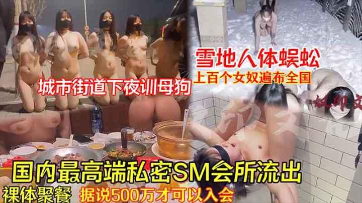 独家爆料国内最高端私密sm会所流出_听说500万才可以入会_雪地人体蜈蚣_城市街道夜训母狗_上百个女奴遍布全国_裸体聚餐
