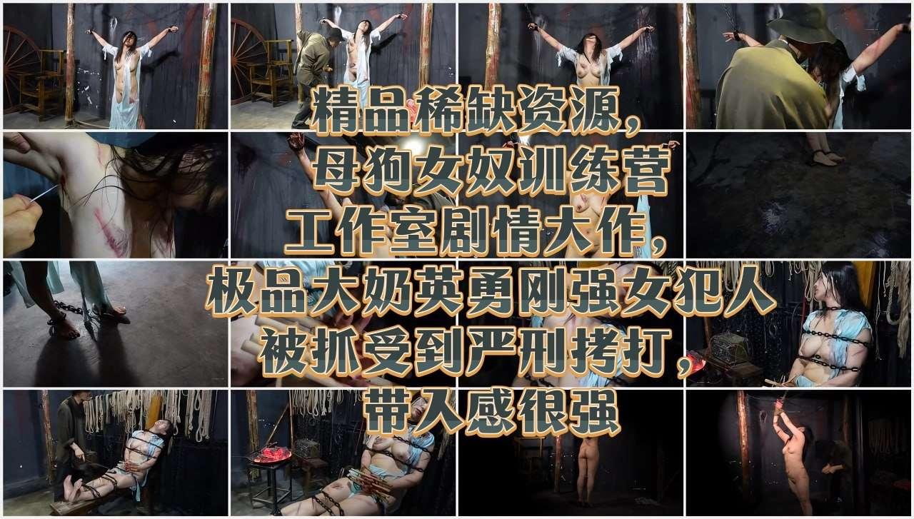 精品稀缺资源母狗女奴训练营工作室剧情大作极品大奶英勇刚强女犯人被抓受到严刑拷打带入感很强