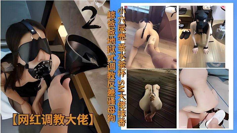 网红调教大佬小穴尿壶圣水茶杯SM大佬抹香鲸爸爸地狱式调教反差骚母狗