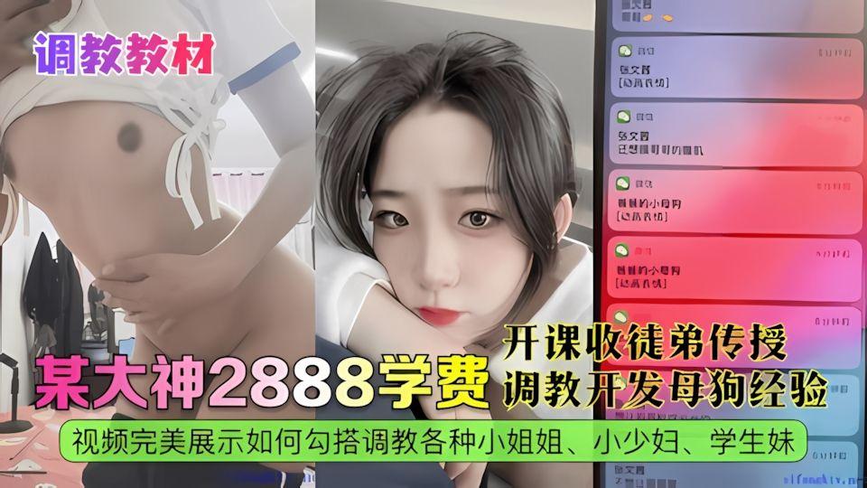 调教教材某大神2888学费开课收徒弟传授调教开发母狗经验视频完美展示如何勾搭调教各种小姐姐