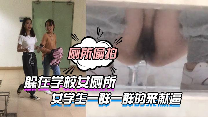 躲在女厕所女学生一群的来献逼