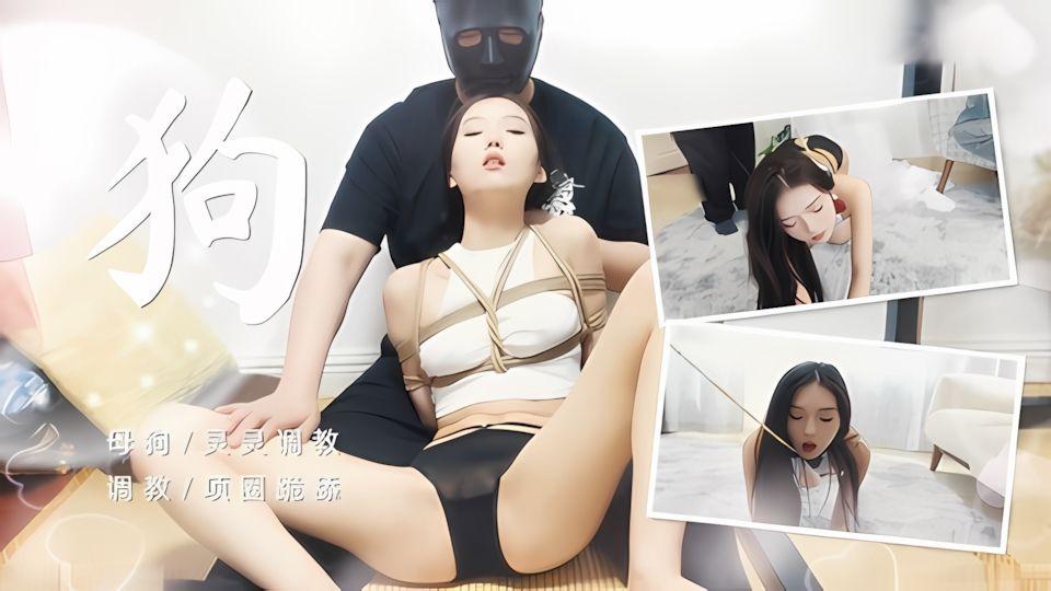轻调母狗灵灵捆绑狗绳调教好看又过瘾