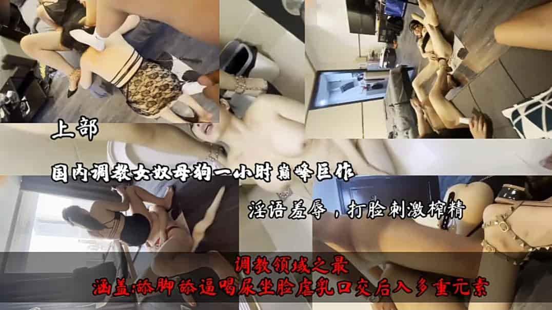 重口调教夫妻主调教女奴母狗舔脚虐乳喝