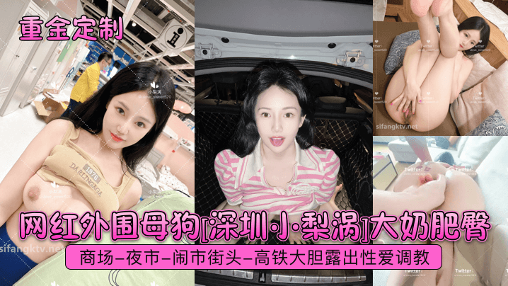 重金定制网红外围母狗《深圳小梨涡》大奶肥臀商场-夜市-闹市街头-高铁大胆露出性爱调教