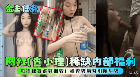 金主任务查小理母狗裸舞虐乳调教