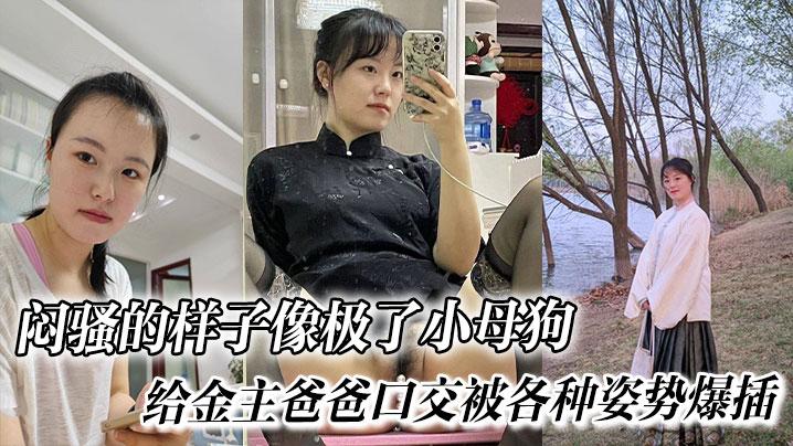 闷骚的样子像极了小母狗给金主爸爸口交被各种姿势爆插