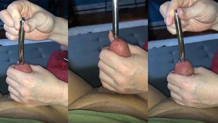 马眼榨精老婆打手枪捅马眼解决老公特殊癖好